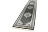 3x13 Black and Ivory Turkish Antep Runner