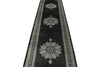 3x13 Black and Ivory Turkish Antep Runner