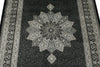 3x13 Black and Ivory Turkish Antep Runner