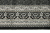 3x13 Black and Ivory Turkish Antep Runner