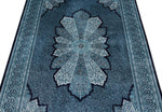 4x6 Navy and Ivory Turkish Antep Rug