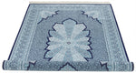 4x6 Navy and Ivory Turkish Antep Rug