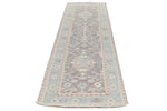 3x10 Purple and Blue Turkish Traditional Runner