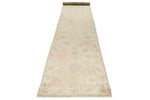 3x17 Gold and Ivory Turkish Oushak Runner