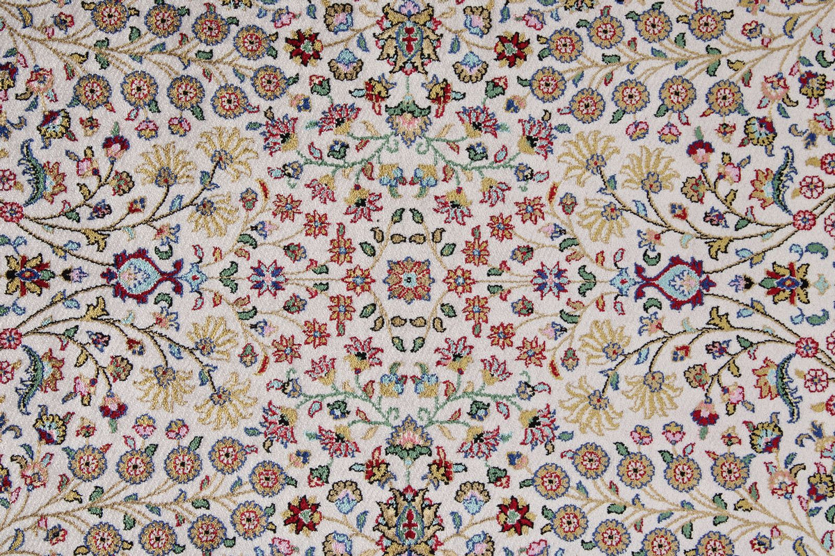 3x10 Ivory and Blue Turkish Antep Runner
