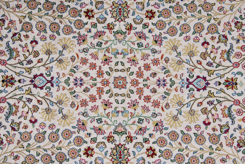3x10 Ivory and Blue Turkish Antep Runner