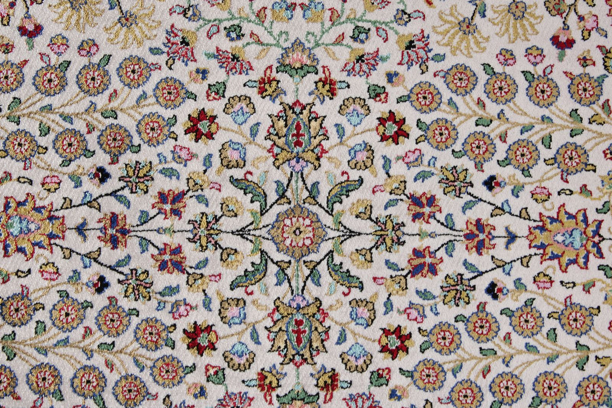 3x10 Ivory and Blue Turkish Antep Runner