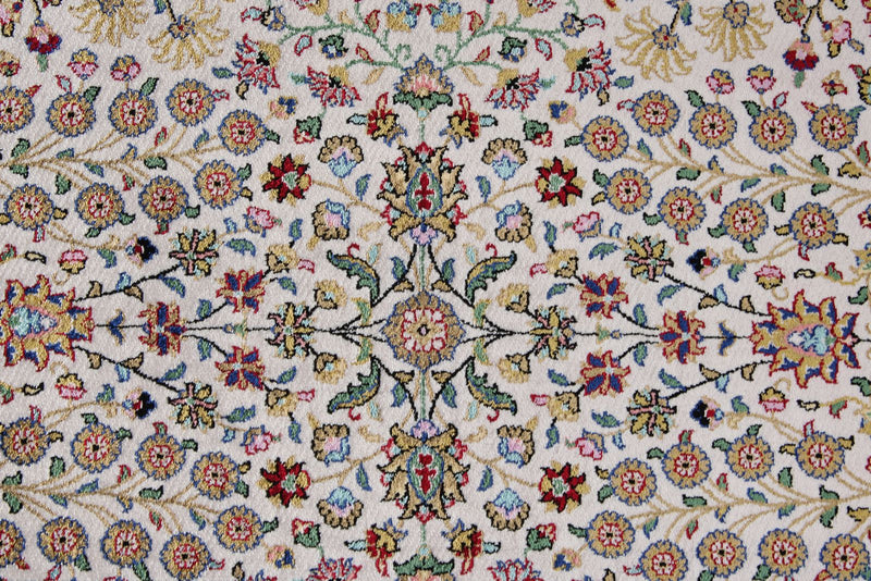 3x10 Ivory and Blue Turkish Antep Runner
