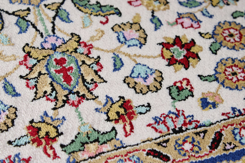 3x10 Ivory and Blue Turkish Antep Runner