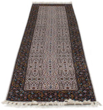 3x10 Ivory and Blue Turkish Antep Runner