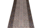 3x10 Ivory and Blue Turkish Antep Runner