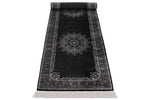 3x10 Black and Ivory Turkish Antep Runner