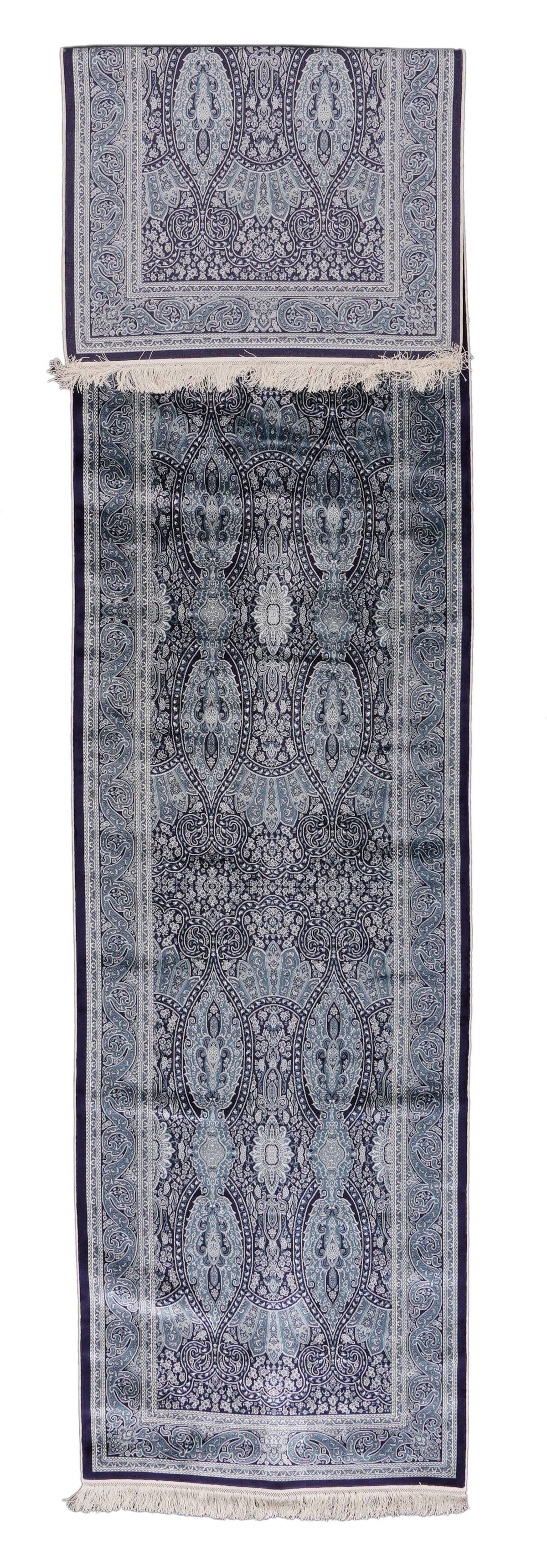 3x13 Navy and Ivory Turkish Antep Runner