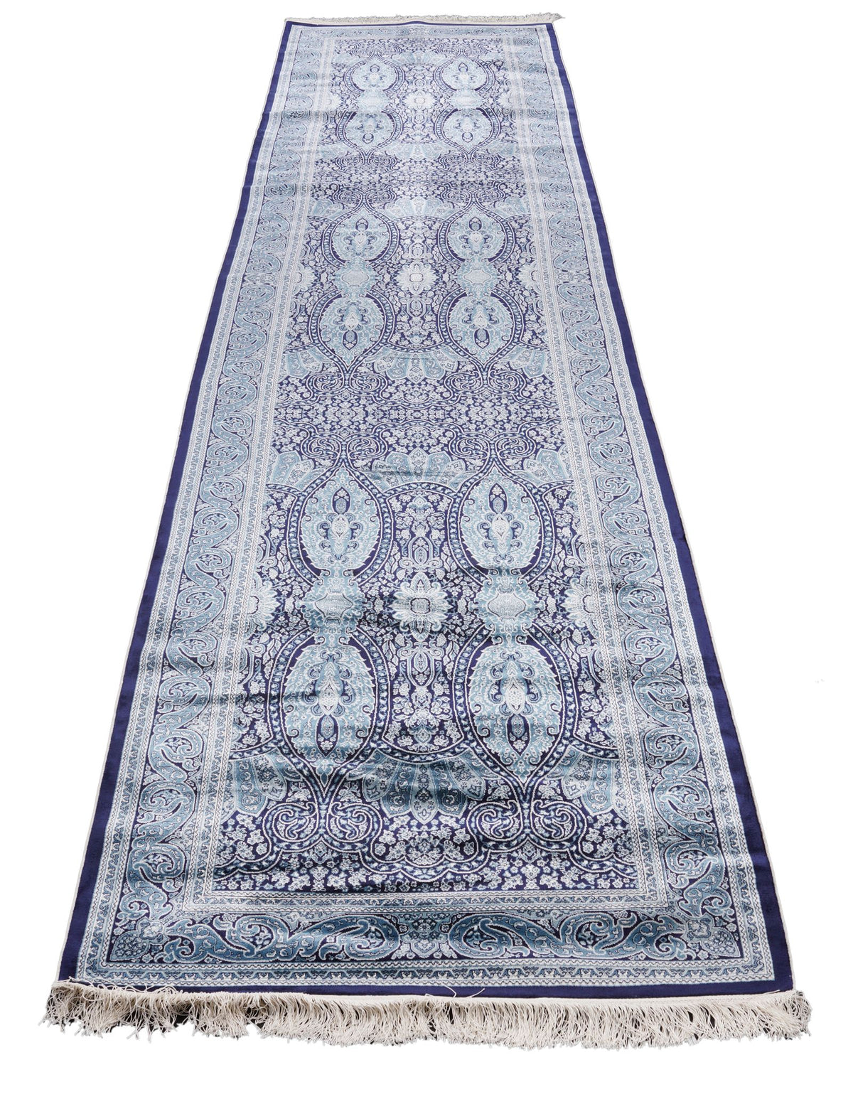 3x13 Navy and Ivory Turkish Antep Runner