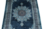 3x5 Navy and Ivory Turkish Antep Rug