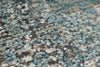 3x10 Light Blue and Ivory Turkish Antep Runner