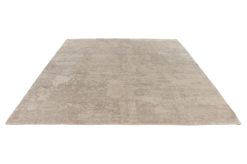 8x10 Beige and Brown Modern Contemporary Rug