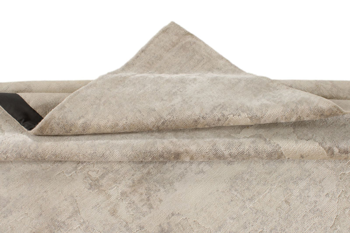 8x10 Beige and Brown Modern Contemporary Rug
