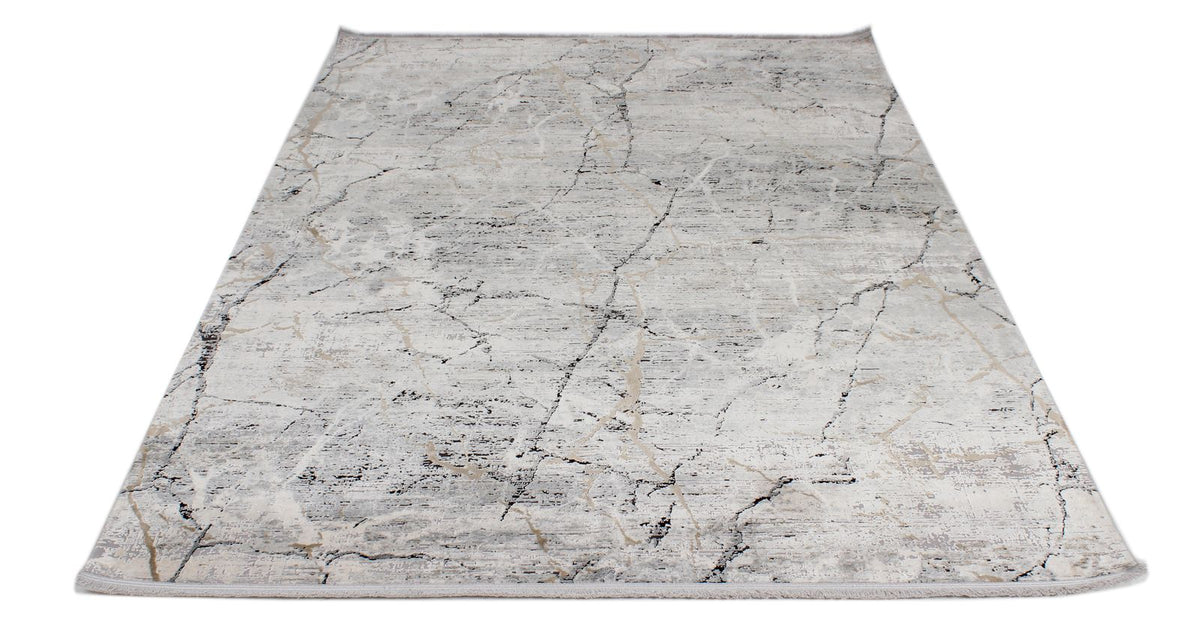 8x11 Black and Gray Turkish Antep Rug