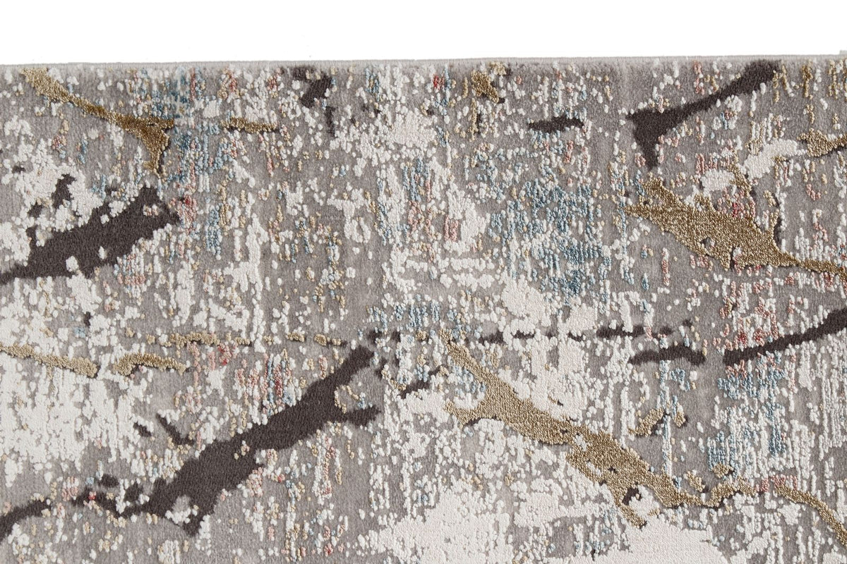 8x11 Black and Gray Turkish Antep Rug