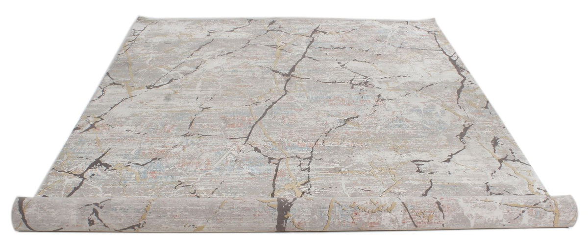 7x10 Black and Gray Turkish Antep Rug