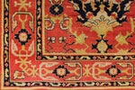 8x10 Red and Gold Turkish Traditional Rug