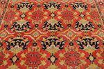 8x10 Red and Gold Turkish Traditional Rug
