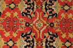 8x10 Red and Gold Turkish Traditional Rug