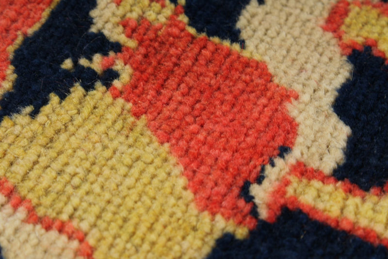 8x10 Red and Gold Turkish Traditional Rug