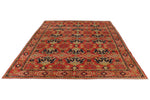 8x10 Red and Gold Turkish Traditional Rug