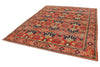 8x10 Red and Gold Turkish Traditional Rug