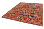8x10 Red and Gold Turkish Traditional Rug