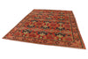 8x10 Red and Gold Turkish Traditional Rug