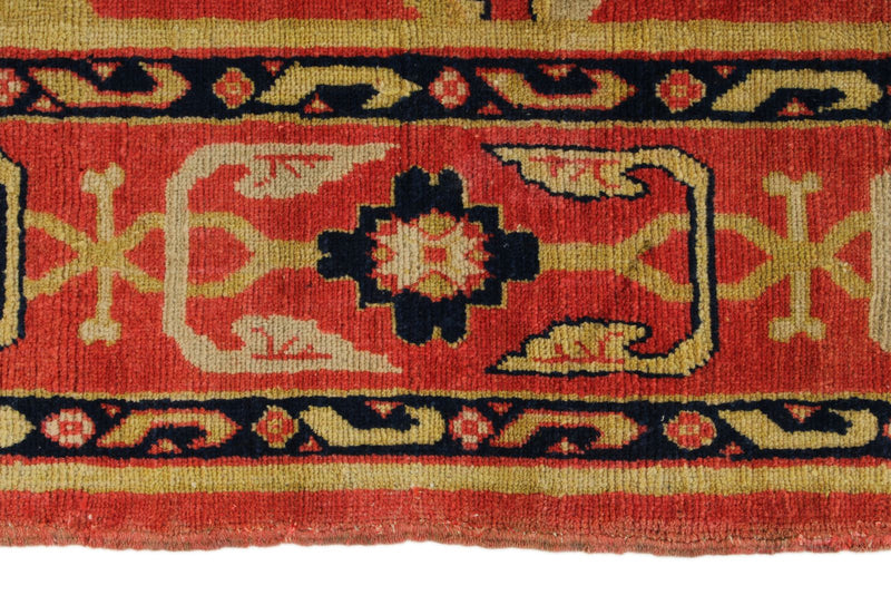 8x10 Red and Gold Turkish Traditional Rug