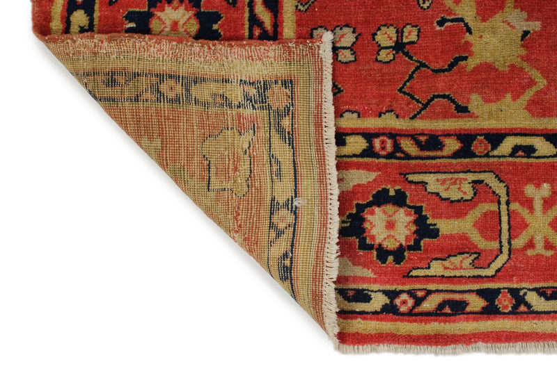 8x10 Red and Gold Turkish Traditional Rug