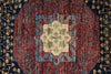 8x10 Green and Multicolor Turkish Tribal Rug