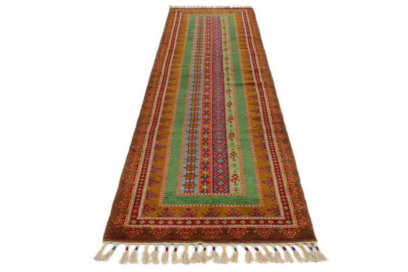 3x11 Multicolor Turkish Tribal Runner