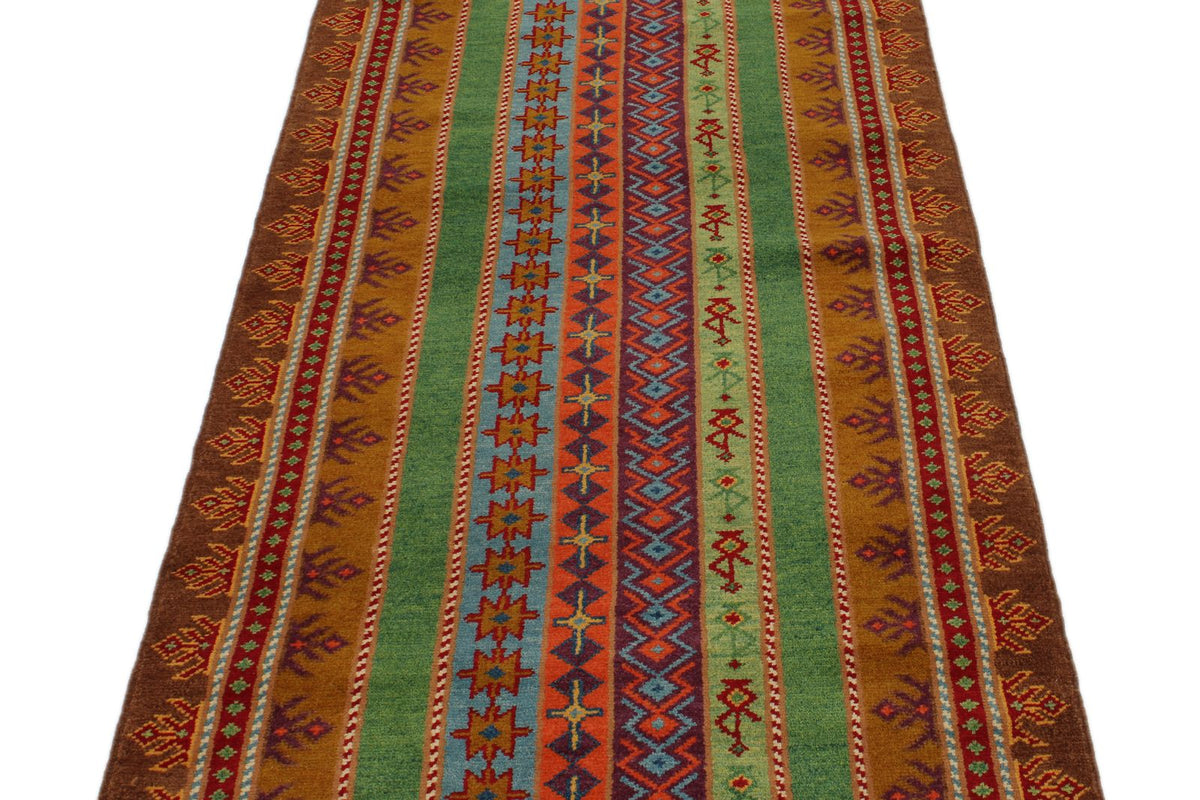 3x11 Multicolor Turkish Tribal Runner
