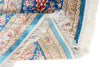 10x10 Blue and Navy Turkish Silk Rug