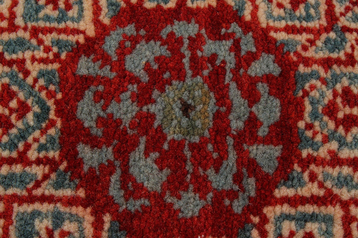 9x12 Red and Blue Turkish Tribal Rug