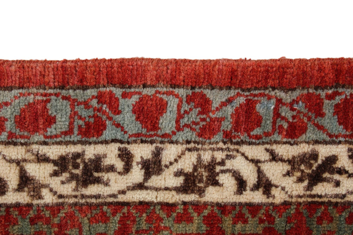 8x10 Red and Blue Turkish Tribal Rug