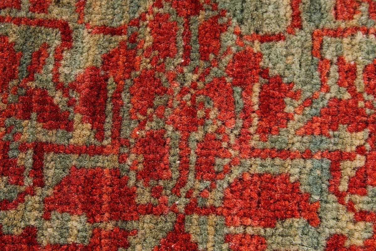 8x10 Red and Blue Turkish Tribal Rug