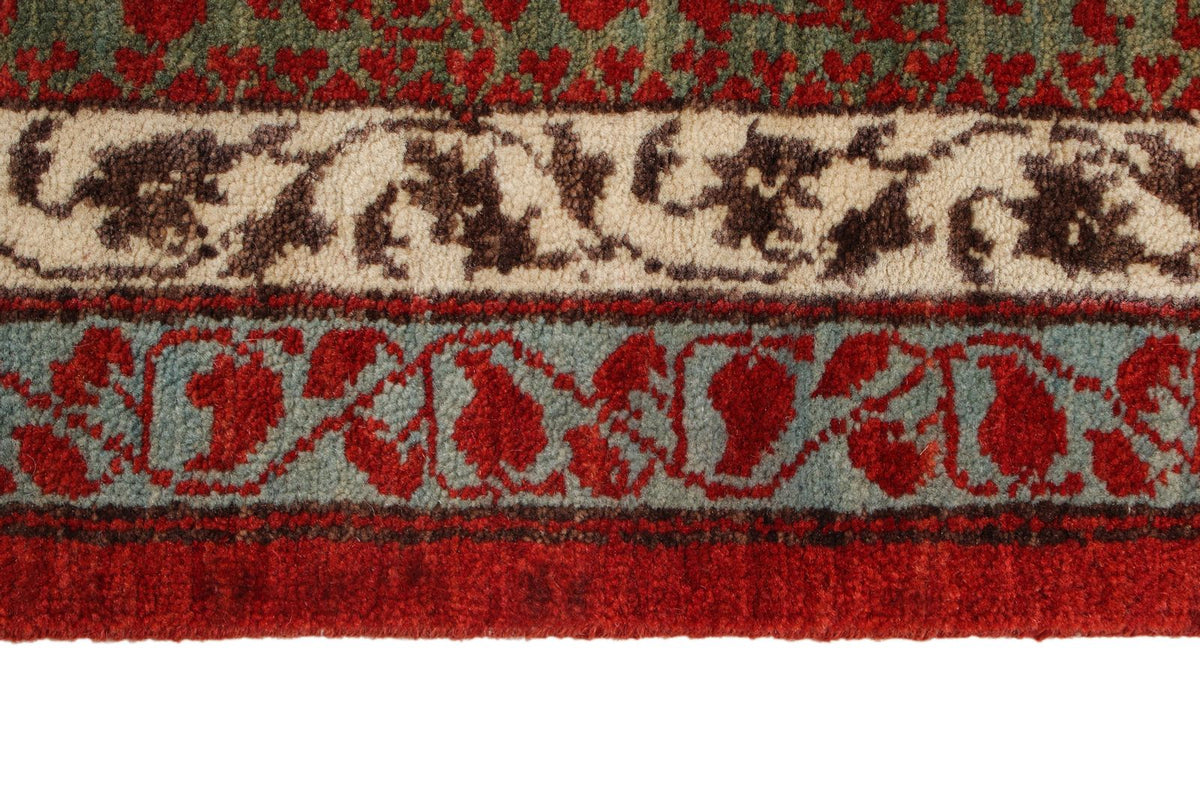 10x12 Red and Blue Turkish Tribal Rug