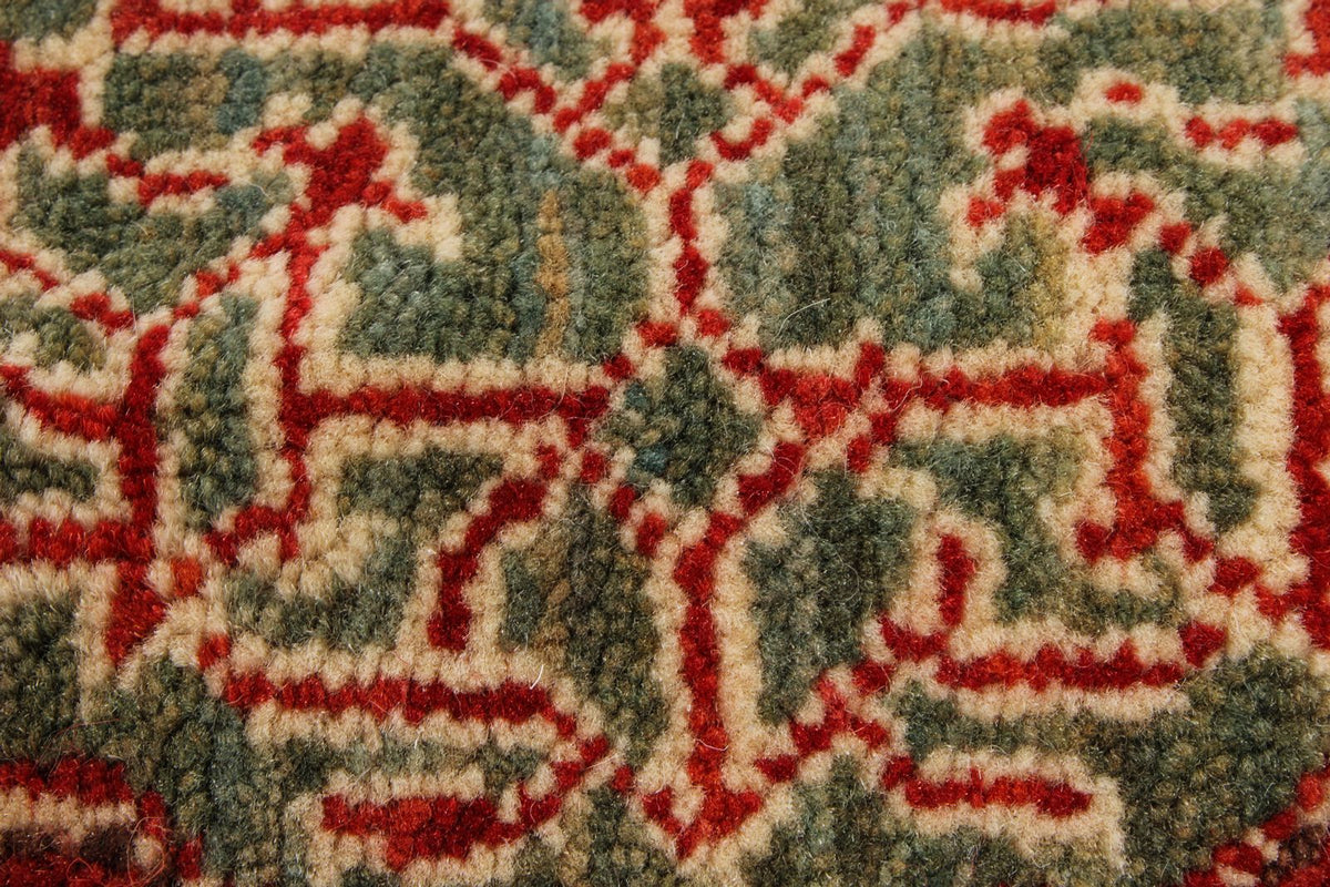 10x12 Red and Blue Turkish Tribal Rug