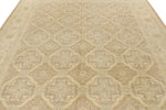 8x10 Beige and Ivory Turkish Oushak Rug