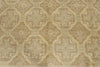 8x10 Beige and Ivory Turkish Oushak Rug