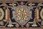 9x11 Red and Navy Persian Rug