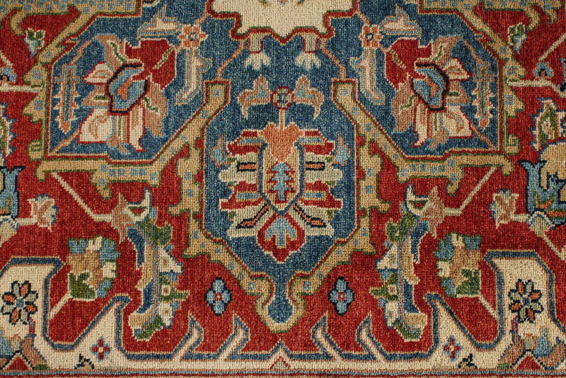 9x11 Red and Navy Persian Rug