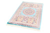 3x5 Blue and Multicolor Turkish Silk Rug