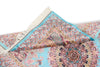 3x5 Blue and Multicolor Turkish Silk Rug